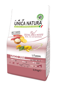 unica-natura-unico-mini-dlya-sobak-vsekh-vozrastov-malyh-porod-utka-ris-i-kartofel
